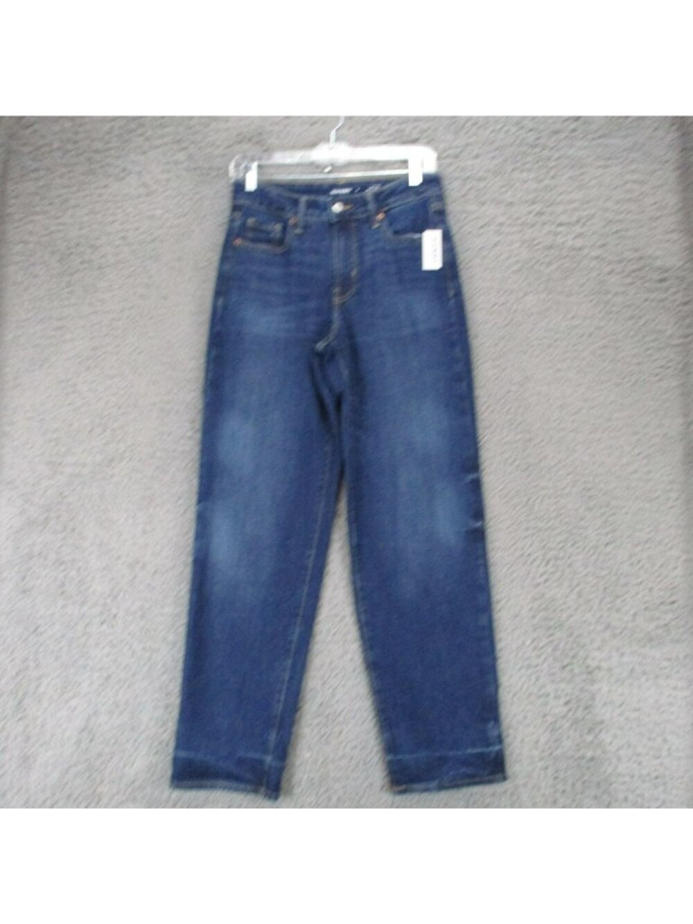 Old Navy Jeans Womens 2 Blue OG Loose Stretch Denim Straight *NWT*